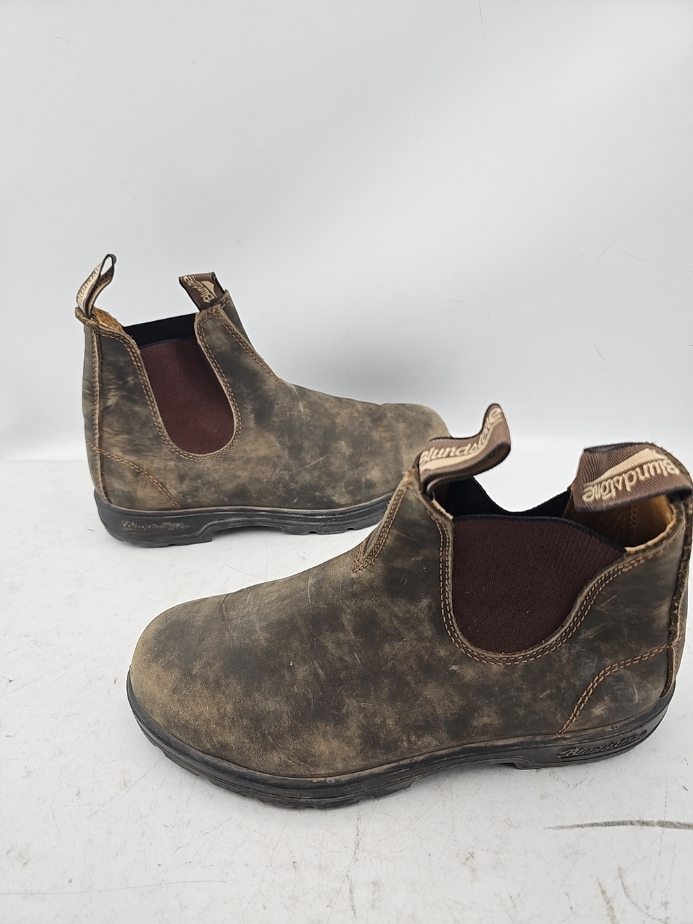 Blundstone Men's Brown Leather Chelsea Boots Size 7.5 UK - Picture 2 of 5